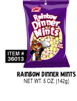 Rainbow Dinner Mints