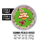 Gummi Peach Rings